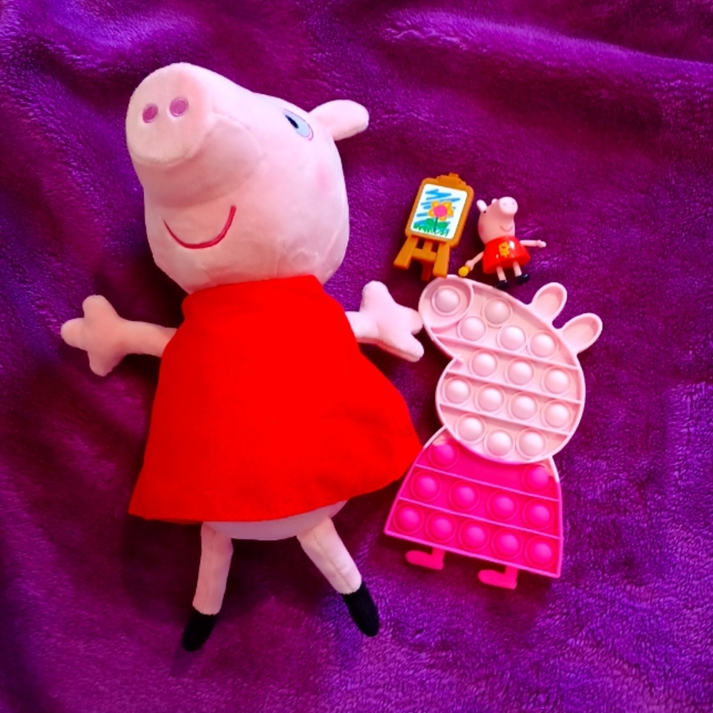 Peppa pig kid toy pack